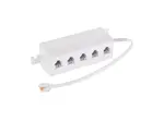Redukce telefonní konektor/ 5xzdířka 6p-4c