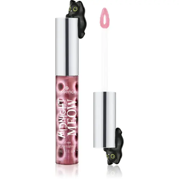 essence MIDNIGHT MEOW cat-eye třpytivý lesk na rty odstín 01 Moonlight Spell 9 ml