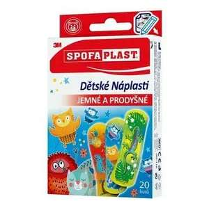 3M™ SPOFAPLAST 117 Dětské náplasti 10 cm x 6 cm 10 kusů