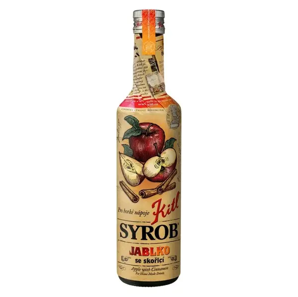 KITL Syrob horký nápoj jablko se skořicí 500 ml