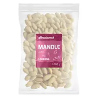 ALLNATURE Mandle jádra loupaná 1000 g