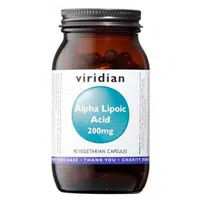VIRIDIAN Nutrition alpha lipoic acid 200 mg 90 kapslí