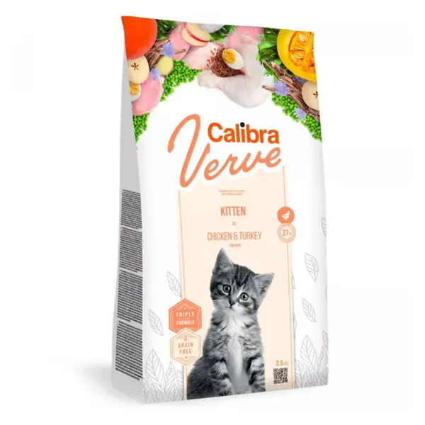 CALIBRA Verve GF Kitten Chicken&Turkey pro koťata 3,5 kg