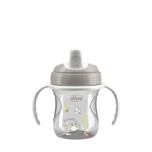 CHICCO Hrneček Training s držadly grey, 6m+