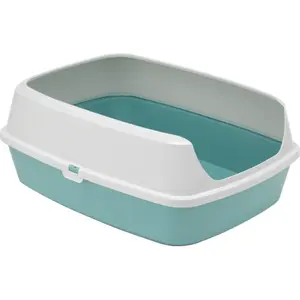 TOMMI Maryloo WC pro kočky s vysokým okrajem sv.modrá 50 cm
