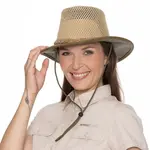 Bushman Pánský a dámský klobouk Airhead, olivový XL