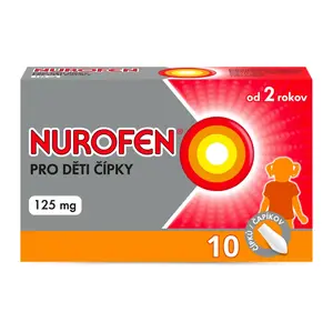 NUROFEN Čípky pro děti od 2 let 125 mg 10 kusů