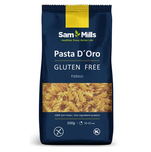 SAM MILLS Bezlepkové kukuřičné těstoviny Vřetena 500 g