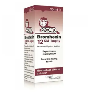 BROMHEXIN 12 KM 12mg/ml kapky 30 ml