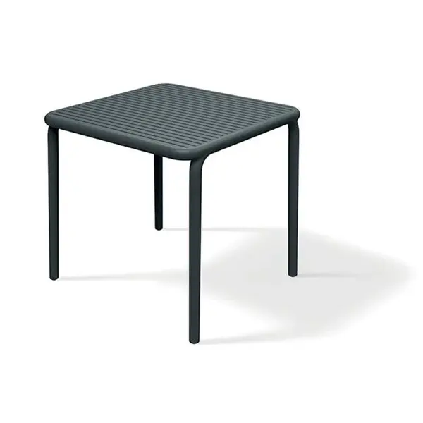 Stůl zahradní BRENE 795x795x755mm - uhelná