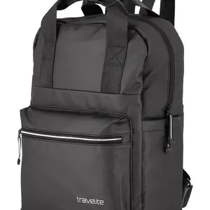 Městský batoh Travelite Basics Canvas Backpack Black