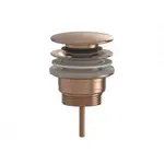 Výpusť umývadla 5/4 SAT Aurum 7,2 cm, ružovozlatá matná, plast SATAUCCBRG