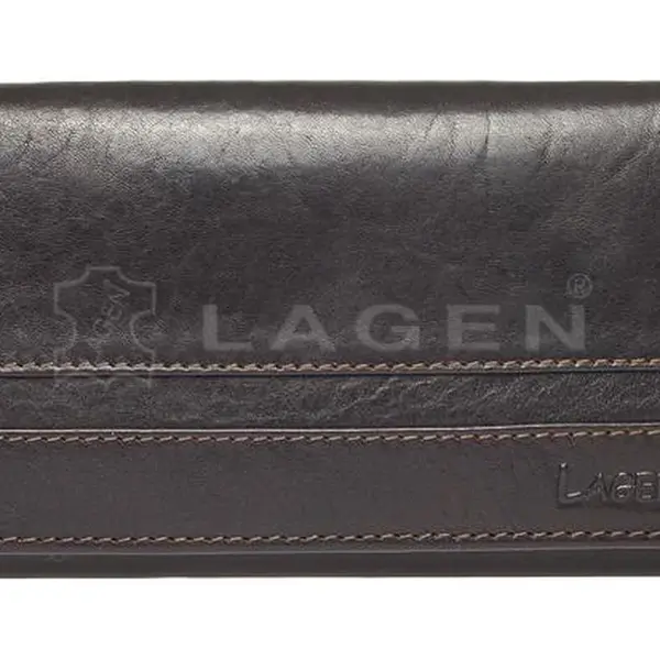 Dámská kožená peněženka Lagen W-2025/T Black
