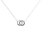 Vuch Štýlový oceľový náhrdelník s krúžkami Silver Laima