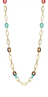 Viceroy Nápaditý pozlátený náhrdelník so živicou Chic 1399C01012