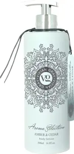 Vivian Gray Telové mlieko Aroma Selection Amber & Cedar (Body Lotion) 500 ml