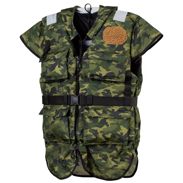 Kolibri plávajúca vesta aquarius camo plus fishing - veľkosť xl