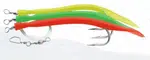 Saenger aquantic náväzec 3er gummi makk system mix farieb 130 cm - veľkosť háčika 4/0