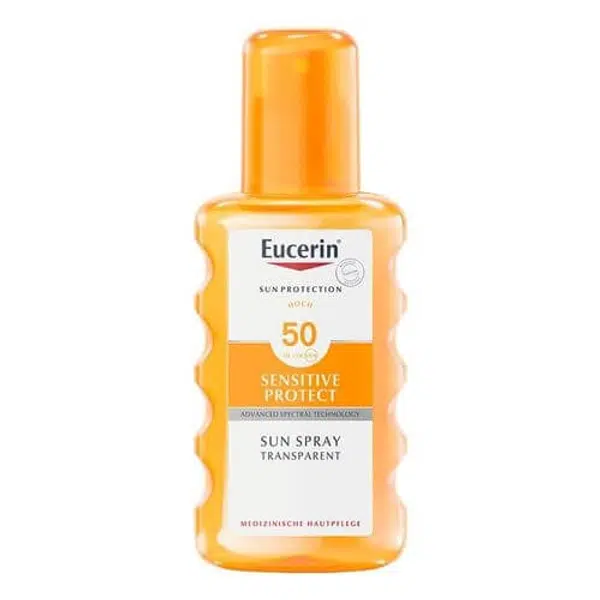 Eucerin Transparentný sprej na opaľovanie SPF 50 (Sun Clear Spray) 200 ml