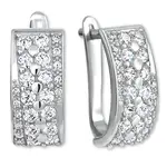 Soliter Luxusné strieborné náušnice 436 001 00500 04