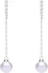 Preciosa Nežné strieborné náušnice s pravou perlou Samoa 5309 00