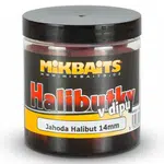 Mikbaits pelety halibutky v dipe 14 mm 250 ml - jahoda halibut
