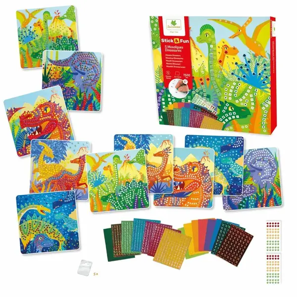 Sycomore Mozaika Dinosaury 5 ks