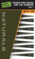 Fox prevleky edges naturals power grip naked line tail rubbers size 7 10 ks