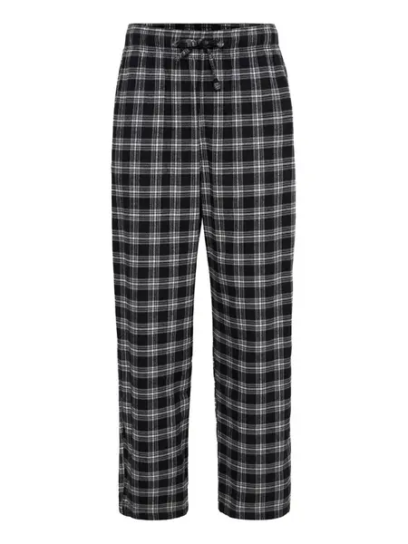 HOLLISTER Pyžamové nohavice  sivá / čierna / šedobiela