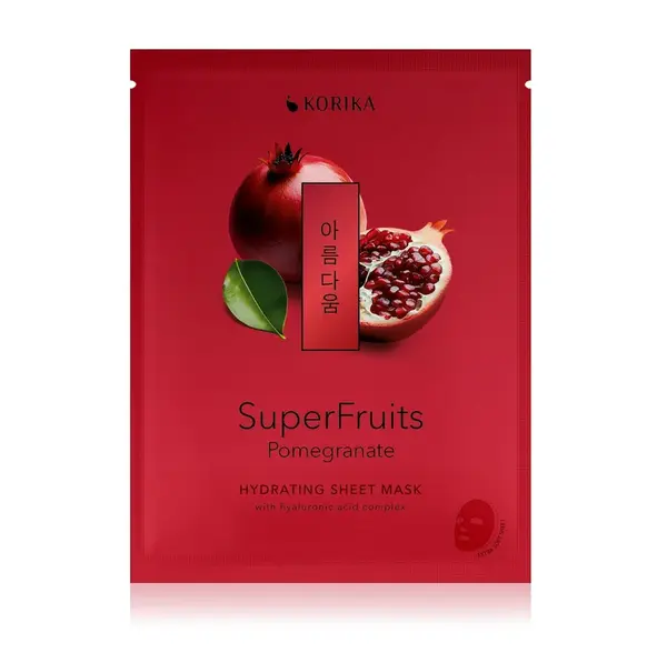 KORIKA SuperFruits Granátové jablko hydratační sheet maska 25 g