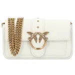 PINKO Taška cez rameno 'Love One'  zlatá / šedobiela