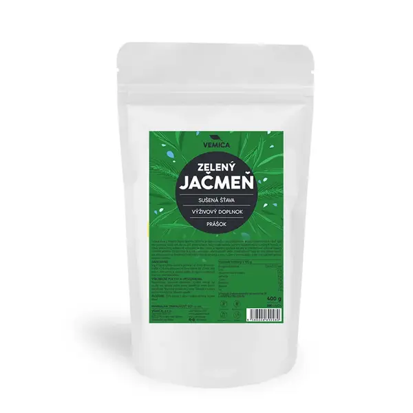 Zelený jačmeň sušená šťava 400g