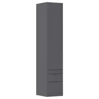 Rauch Möbel ŠATNÍ SKŘÍŇ S OTOČNÝMI DVEŘMI, šedá, 47/229/54 cm