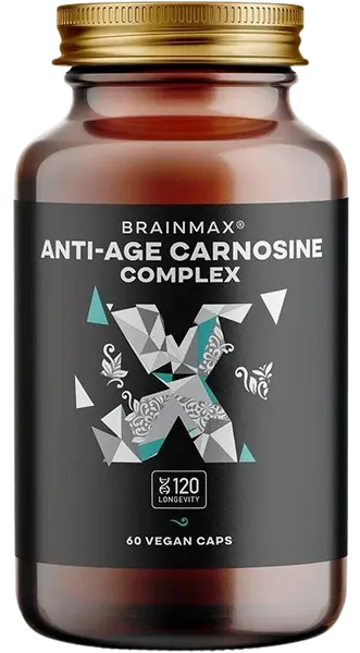 BRAINMAX Anti-Age Carnosine complex 60 kapslí