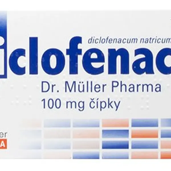DR.MULLER Diclofenac 100 mg čípky 12 ks