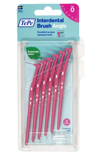 TEPE Angle Mezizubní kartáčky růžové 0,4 mm 6 ks