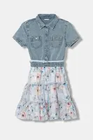 Dětské bavlněné šaty Guess