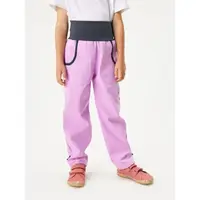 UNUO BASIC Dětské softshellové kalhoty, fialová, velikost 98-104