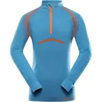 ALPINE PRO SEAMO Dětské funkční spodní triko, modrá, velikost