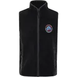 ALPINE PRO OKARO Dětská fleecová vesta, černá, velikost 140-146