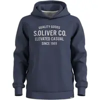 s.Oliver SWEATSHIRT Pánska mikina, tmavo modrá, veľkosť