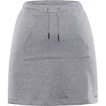 ALPINE PRO HOFRA Dámska letná sukňa v dĺžke nad kolená, sivá, veľkosť