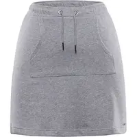 ALPINE PRO HOFRA Dámska letná sukňa v dĺžke nad kolená, sivá, veľkosť