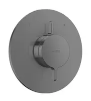 Axor One - Baterie pod omítku, pro 2 spotřebiče, kartáčovaný černý chrom 48415340