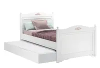 Posteľ 120x200cm s prístelkou ballerina - biela