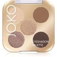 JOKO Eyeshadow Palette paleta očných tieňov 5 farieb odtieň Sparkling Sands 7 g