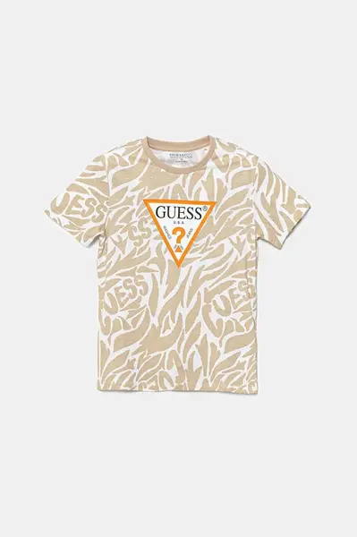 Dětské bavlněné tričko Guess