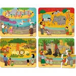 Vilac Puzzle drevené ZOO 24 dielikov