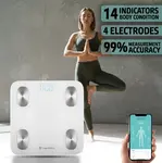 Chytrá osobní váha inSPORTline Syncale 20 bílá