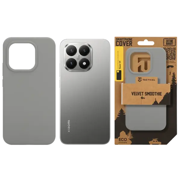 Zadní kryt Tactical Velvet Smoothie pro Xiaomi 15T, foggy